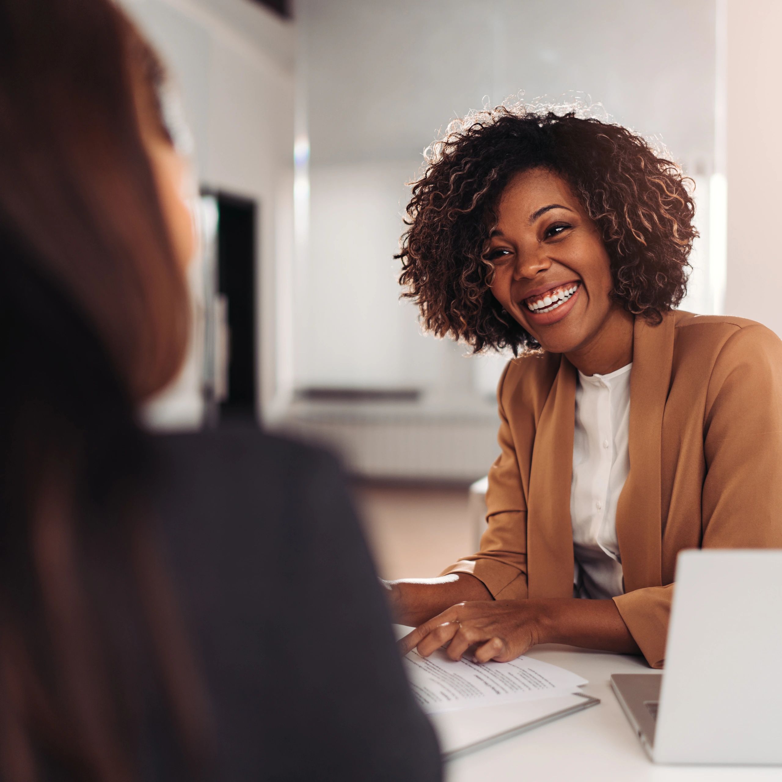 Portrait of a smiling professional woman